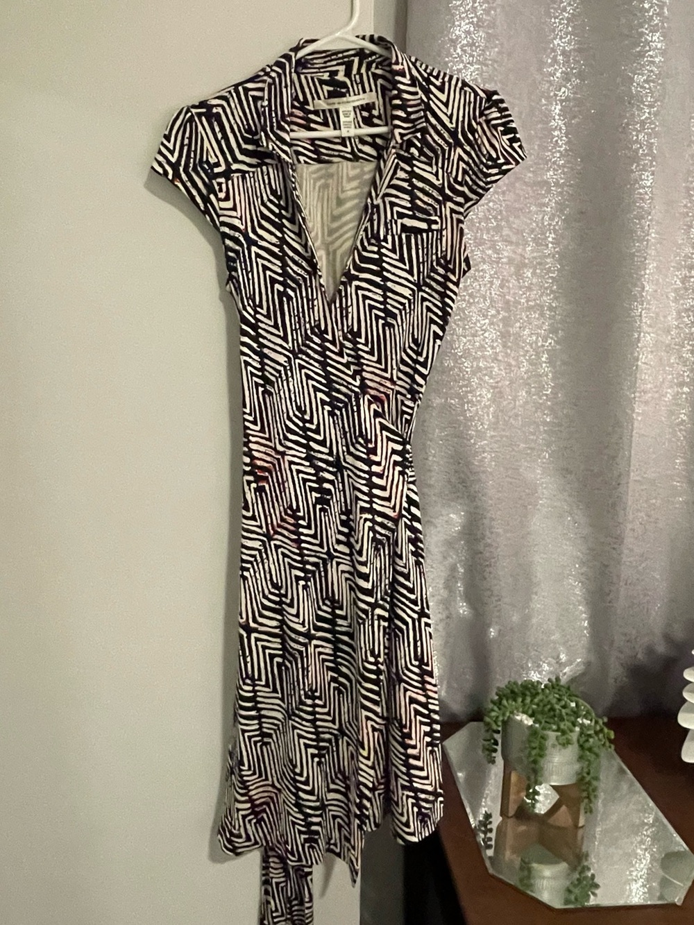Diane von Furstenberg DVF Griffith Jersey Wrap Dress Size 10 - Picture 3 of 8